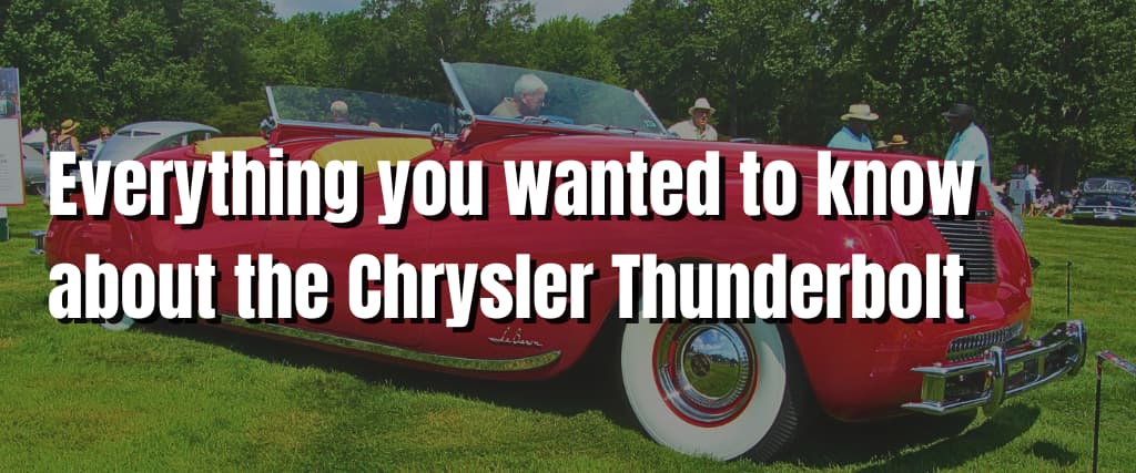 Everything you wanted to know about the Chrysler Thunderbolt